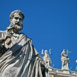 saint pierre, statue, sculpture, art, artwork, art installation, stone sculpture, italy, rome, vatican, statue, italy, italy, rome, rome, rome, rome, rome, vatican