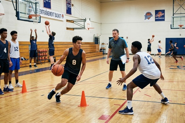 entraînement basket