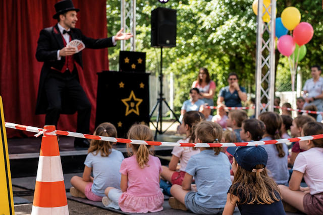 Sécurité lors d’un spectacle pour enfants